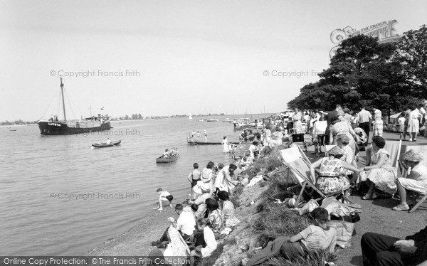 Photo of Maldon, The Beach c.1960