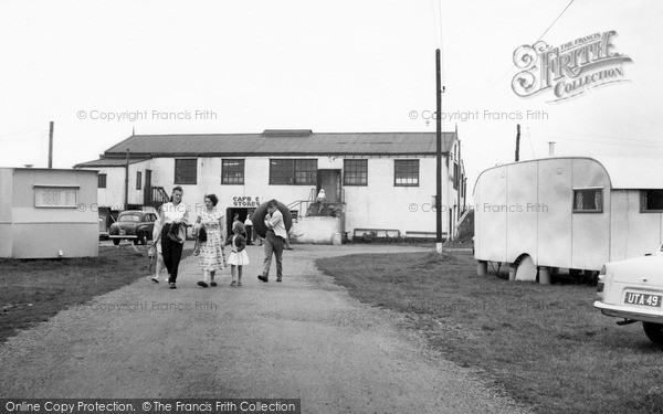 Photo of Maldon, The Caravan Park, Mill Beach c.1960