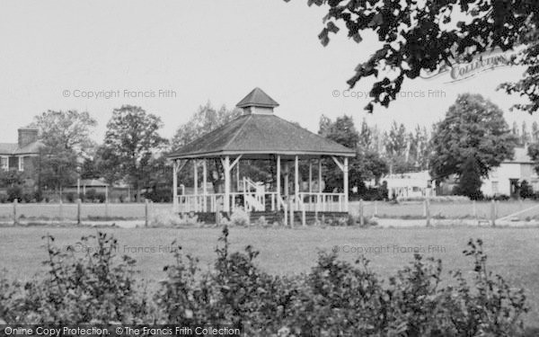 Photo of Maldon, The Park Bandstand c.1960