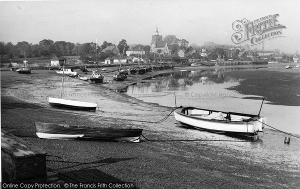 Photo of Maldon, The Riverside c.1950