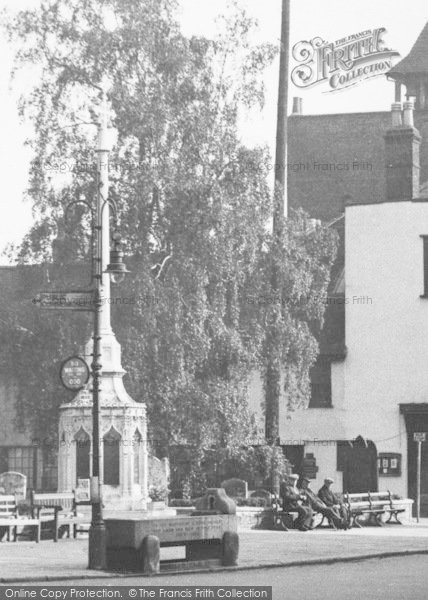 Photo of Maldon, The War Memorial And Water Trough c.1955