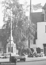 The War Memorial And Water Trough c.1955, Maldon