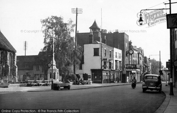 Photo of Maldon, The War Memorial c.1955