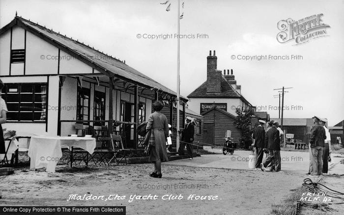 Photo of Maldon, The Yacht Club House c.1955