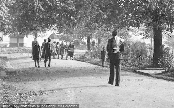 Photo of Maldon, Walking In The Recreation Ground c.1955