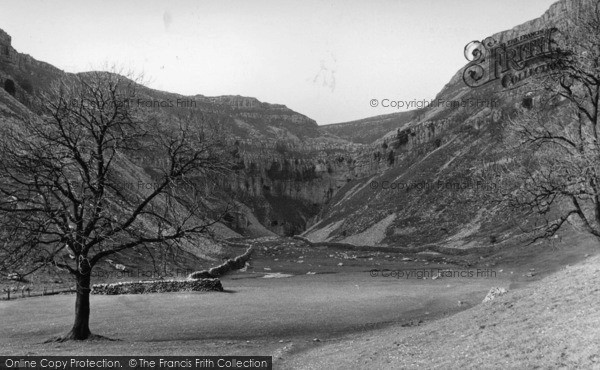 Photo of Malham, Gordale Scar c.1955