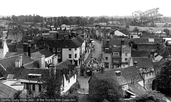 Photo of Malmesbury, Looking Towards The High Street c.1955