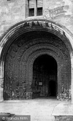 The Abbey, South Door c.1955, Malmesbury