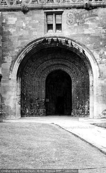 Photo of Malmesbury, The Abbey, South Doorway c.1955