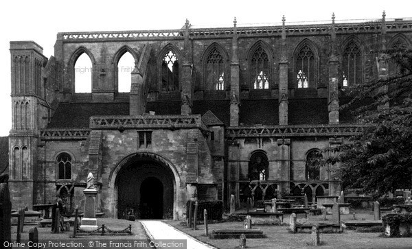 Photo of Malmesbury, The Abbey, South Front c.1955