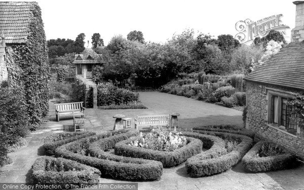Photo of Malmesbury, The Old Bell Hotel Gardens c.1960