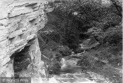 Doone Valley, The Waterslide 1907, Malmsmead