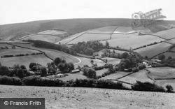 Lorna Doone Farm And Doone Valley c.1960, Malmsmead
