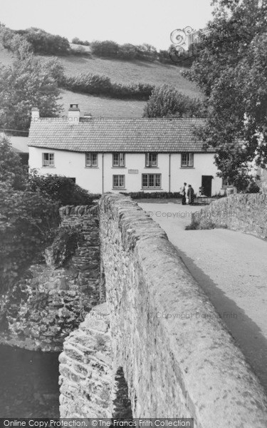 Photo of Malmsmead,  Lorna Doone's Farm From The Bridge c.1955