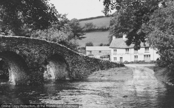 Photo of Malmsmead, Packhorse Bridge And Lorna Doone's Farm c.1955