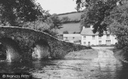 Packhorse Bridge And Lorna Doone's Farm c.1955, Malmsmead