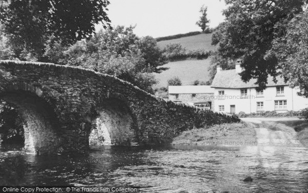 Photo of Malmsmead, Packhorse Bridge And Lorna Doone's Farm c.1955