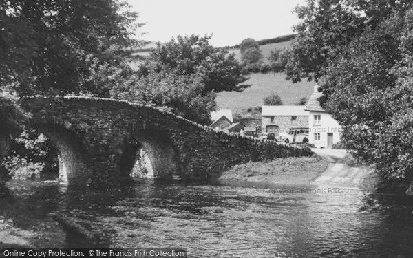 Photo of Malmsmead, Packhorse Bridge c.1960