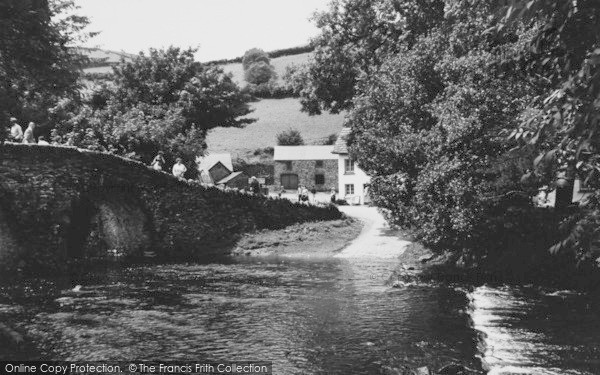 Photo of Malmsmead, Packhorse Bridge c.1960