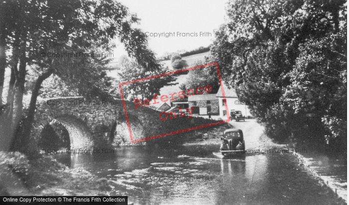 Photo of Malmsmead, The Bridge And Farm c.1955