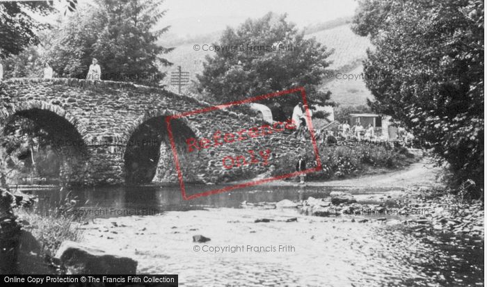 Photo of Malmsmead, The Bridge c.1955