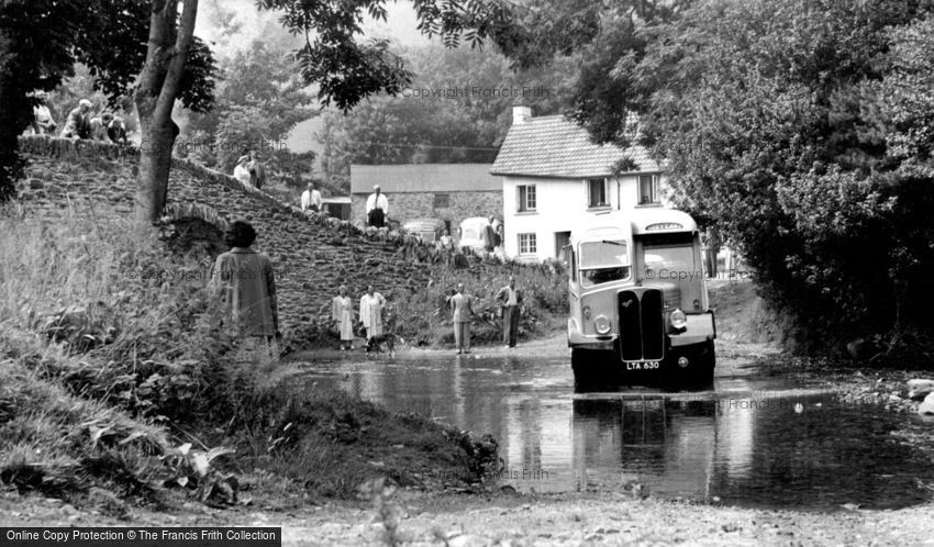 Malmsmead, the Ford, Lorna Doone's Farm c1955