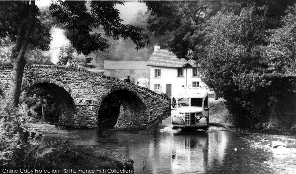 Photo of Malmsmead, The Ford, Lorna Doone's Farm c.1955