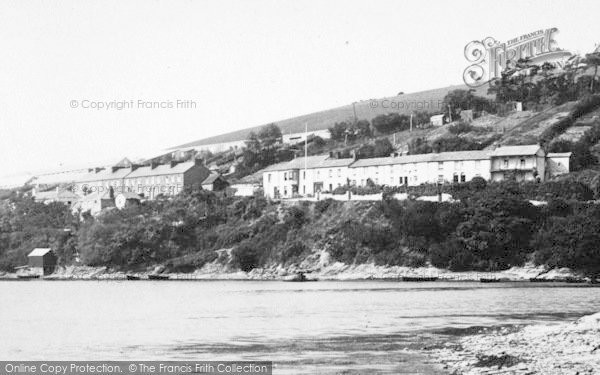 Photo of Malpas, Houses On The Riverbank 1895