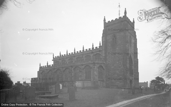 Photo of Malpas, St Oswald's Church c.1930