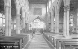 The Church Interior c.1930, Malpas