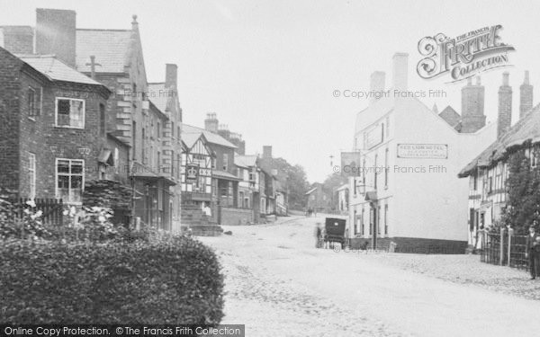 Photo of Malpas, The Red Lion Hotel, And The Crown 1898