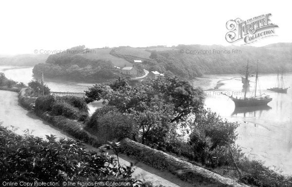 Photo of Malpas, View Of The River 1890