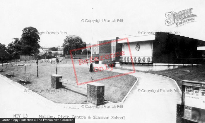 Photo of Maltby, Civic Centre And Grammar School c.1960