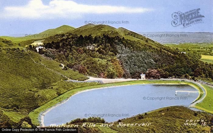 Photo of Malvern Wells, Hills And Reservoir c.1955
