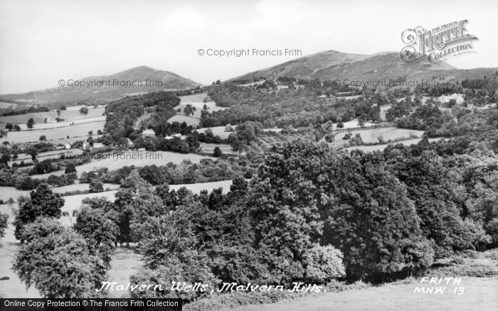 Photo of Malvern Wells, The Hills c.1955