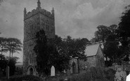 Manaccan, St Manacca Church c1900