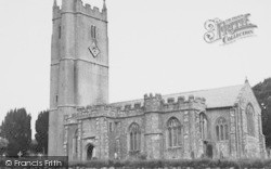 St Winifred's Church c.1955, Manaton