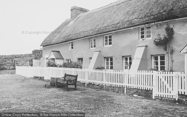 Photo of Manaton, Thatched Cottages c.1955