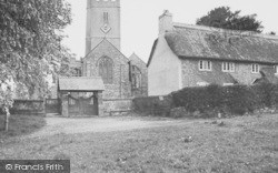 The Church And Village c.1955, Manaton
