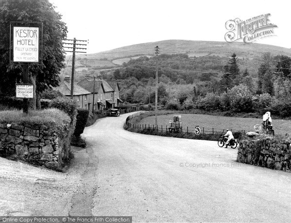 Photo of Manaton, The Moors c.1955