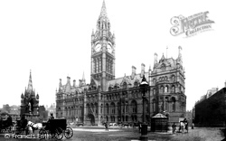 Albert Square And The Town Hall c.1885, Manchester