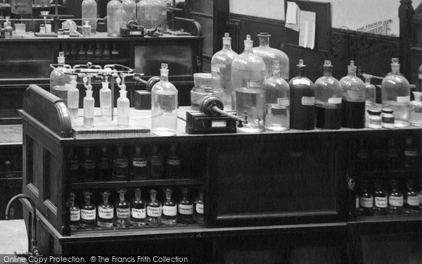 Photo of Manchester, Bottles In Owens College Quantitive Laboratory 1895