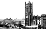 Cathedral From Grosvenor Hotel 1889, Manchester