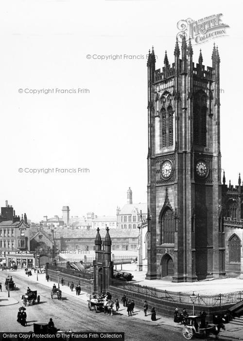 Photo of Manchester, Cathedral From Grosvenor Hotel 1889