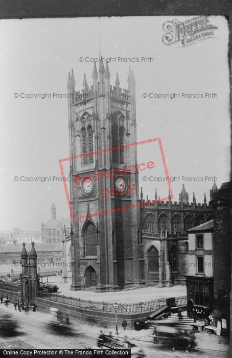 Photo of Manchester, Cathedral From The Grosvenor Hotel 1889