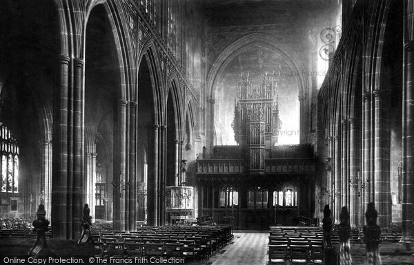 Photo of Manchester, Cathedral Interior 1894