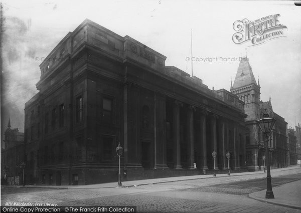 Photo of Manchester, Free Library c.1885