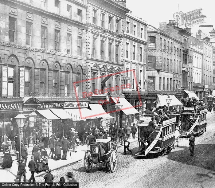 Photo of Manchester, Market Street c.1885