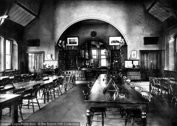 Photo of Manchester, Owens College, Library And Reading Room 1895