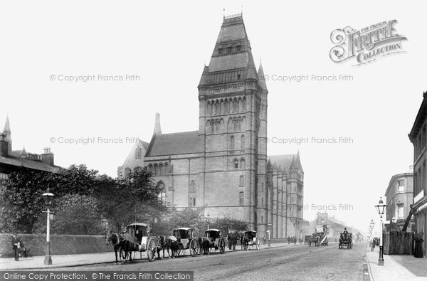 Photo of Manchester, Owens College, Oxford Road 1895